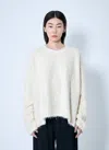 Totême Toteme Women Boxy Silk Sweater In Beige