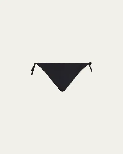 Totême Braid-tie Bikini Bottoms In Black