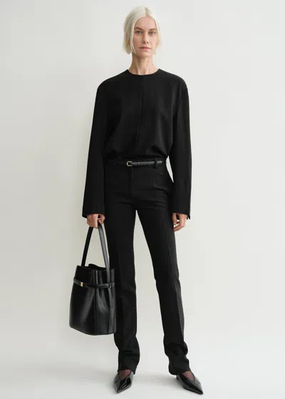 TOTÊME BROAD CADY TOP BLACK