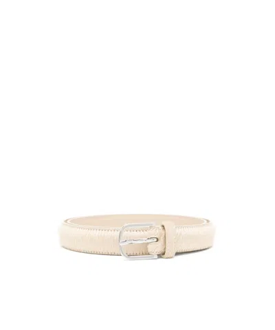 Totême Brushed Belt In Neutrals