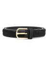 Totême Brushed Belt In Schwarz