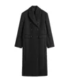 Totême Button Coat In Black