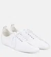 Totême Canvas Lace-up Flats In Weiss