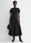 Totême Cap-sleeve Top Black In Black