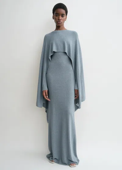 TOTÊME CAPE KNIT DRESS MISTRAL