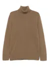 Totême Toteme Cashmere Turtle-neck Jumper In Brown