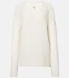Totême Cashmere Sweater In White