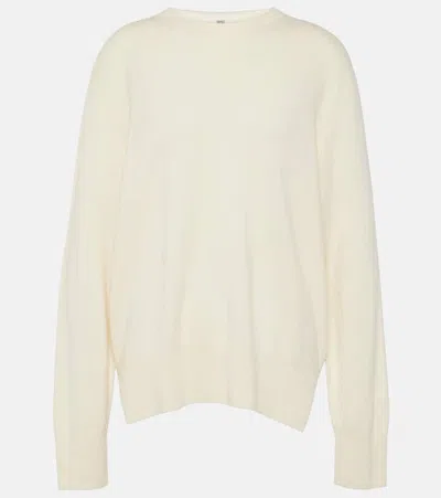 Totême Cashmere Sweater In White