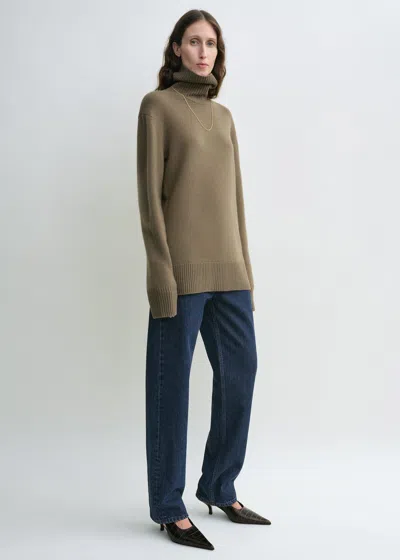 Totême Cashmere Turtleneck Hazel In Green