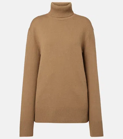 Totême Cashmere Turtleneck Sweater In Beige