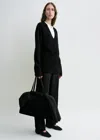 Totême Cashmere V-neck Knit Black In Black