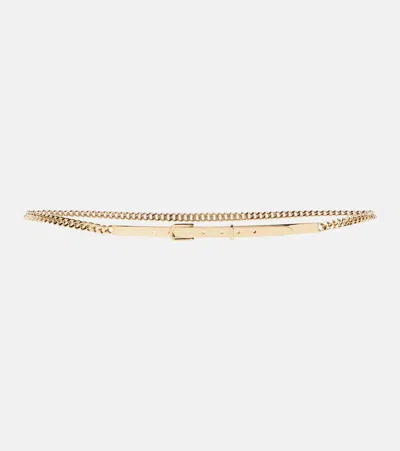 Totême Chain Belt In Gold