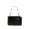 TOTÊME CHAIN CROSSBODY - LEATHER - DARK BROWN