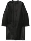 Totême Chintz Coat In Black