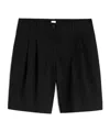 Totême Chiva Twill Shorts In Black