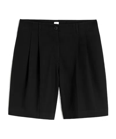 Totême Chiva Twill Shorts In Black