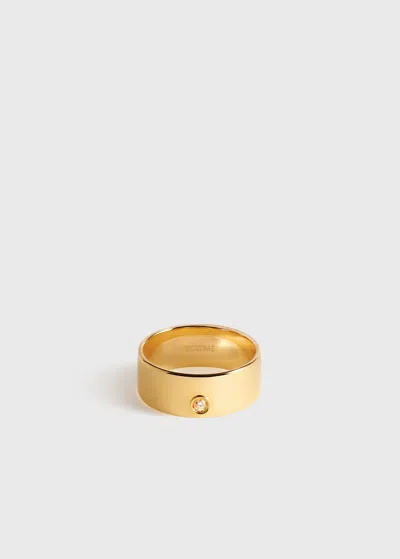 TOTÊME CIGAR DIAMOND MIDI RING 18KT GOLD