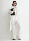Totême Classic Crochet Shirt White