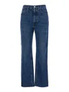 Totême Belt-looped Straight-leg Jeans In Blu