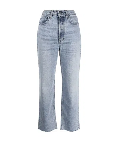 TOTÊME CLASSIC-CUT CROPPED JEANS