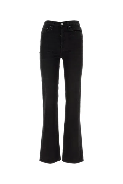 Totême Classic Cut Denim Full Length-27 Nd Toteme Female In Black