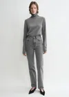 Totême Classic Cut Denim Full Length Mid Grey In Mid Grey Wash