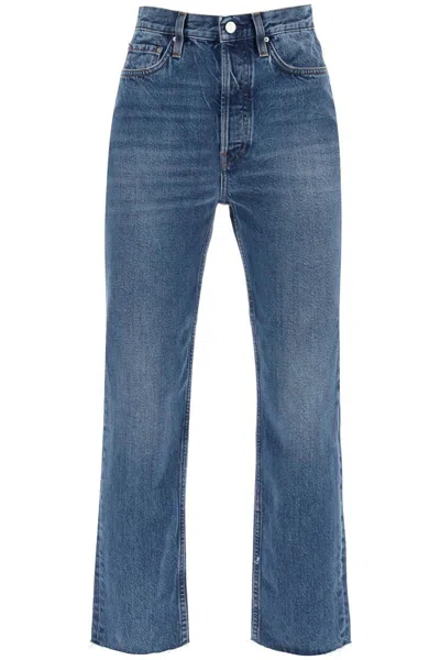 Totême Classic Cut Jeans In Blu
