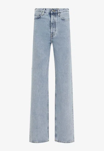Totême Classic Cut Jeans In Blue