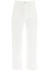 Totême Straight Jeans In Off-white