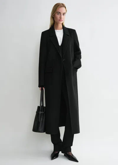 Totême Classic Doublé Coat Black