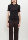 Totême Classic Rib Tee In Black 001