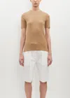 Totême Toteme Women Classic Rib Tee In Caramel 126