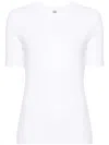 Totême Toteme Classic Rib Tee In White