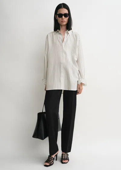 Totême Classic Stripe Shirt White/oyster