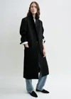 Totême Classic Tailored Coat Black In Black