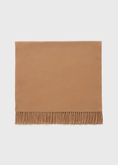 Totême Classic Wool Scarf In Camel