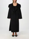 Totême Toteme Signature Wool And Cashmere Coat In Schwarz