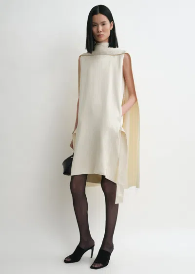 Totême Cocoon Scarf Dress Ecru