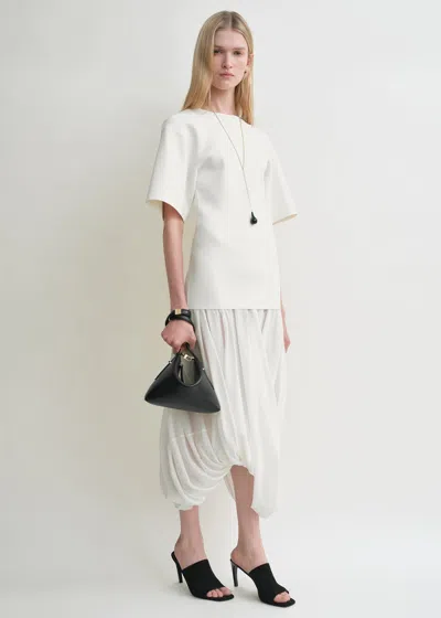 Totême Cocoon Tee Dress White