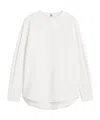 Totême Collarless Shirt In White