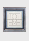 Totême Collector Scarf Ecru/navy