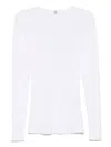 Totême Compact Cotton T-shirt In White
