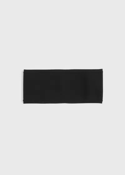 TOTÊME COMPACT KNIT HEADBAND BLACK