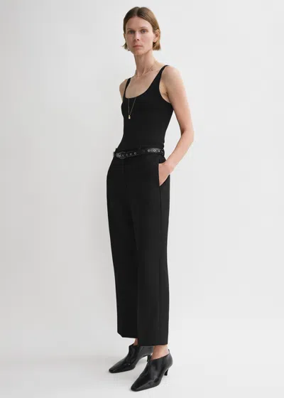 Totême Compact Knit Tank Black
