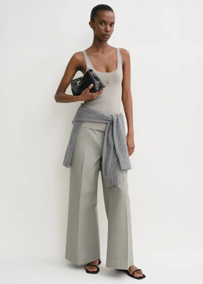 Totême Compact Knit Tank Dove