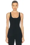 Totême Organic Cotton Tank Top In Black