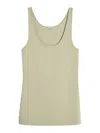 Totême Compact Knit Tank Top In Desert