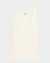 Totême Toteme Compact Knit Tank In White