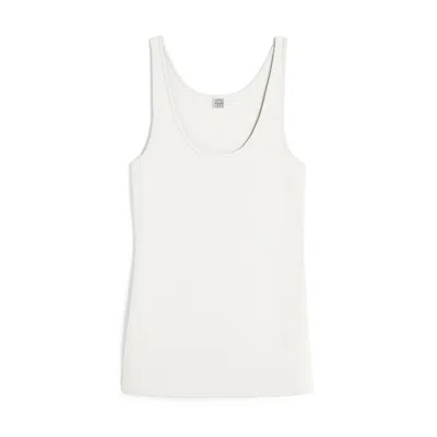 Totême Compact Knit Tank In White