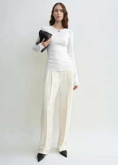 Totême Compact Knit Tank White